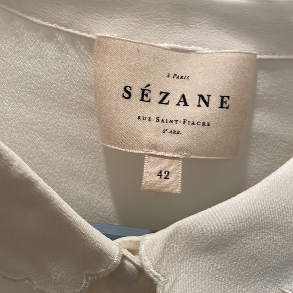 Sezane Nala silk blouse - Picture 3 of 5